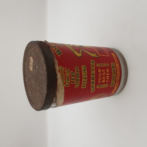 Vintage W E Garrett & Sons Snuff Jar 4" X 3" - Picture 4 of 8